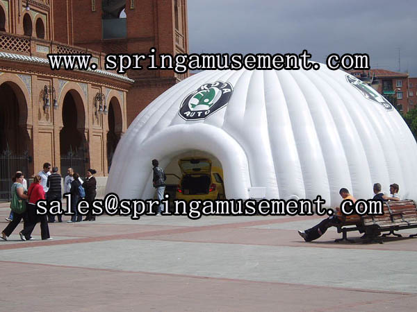 Inflatable Tents-Inflatable Double-Layer Dome Tent