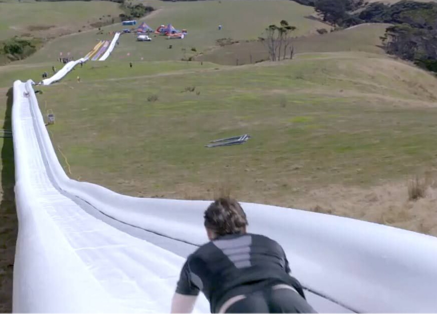 Inflatable Games-Inflatable Pool Slide