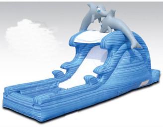 Inflatable Games-Inflatable Pool Slide