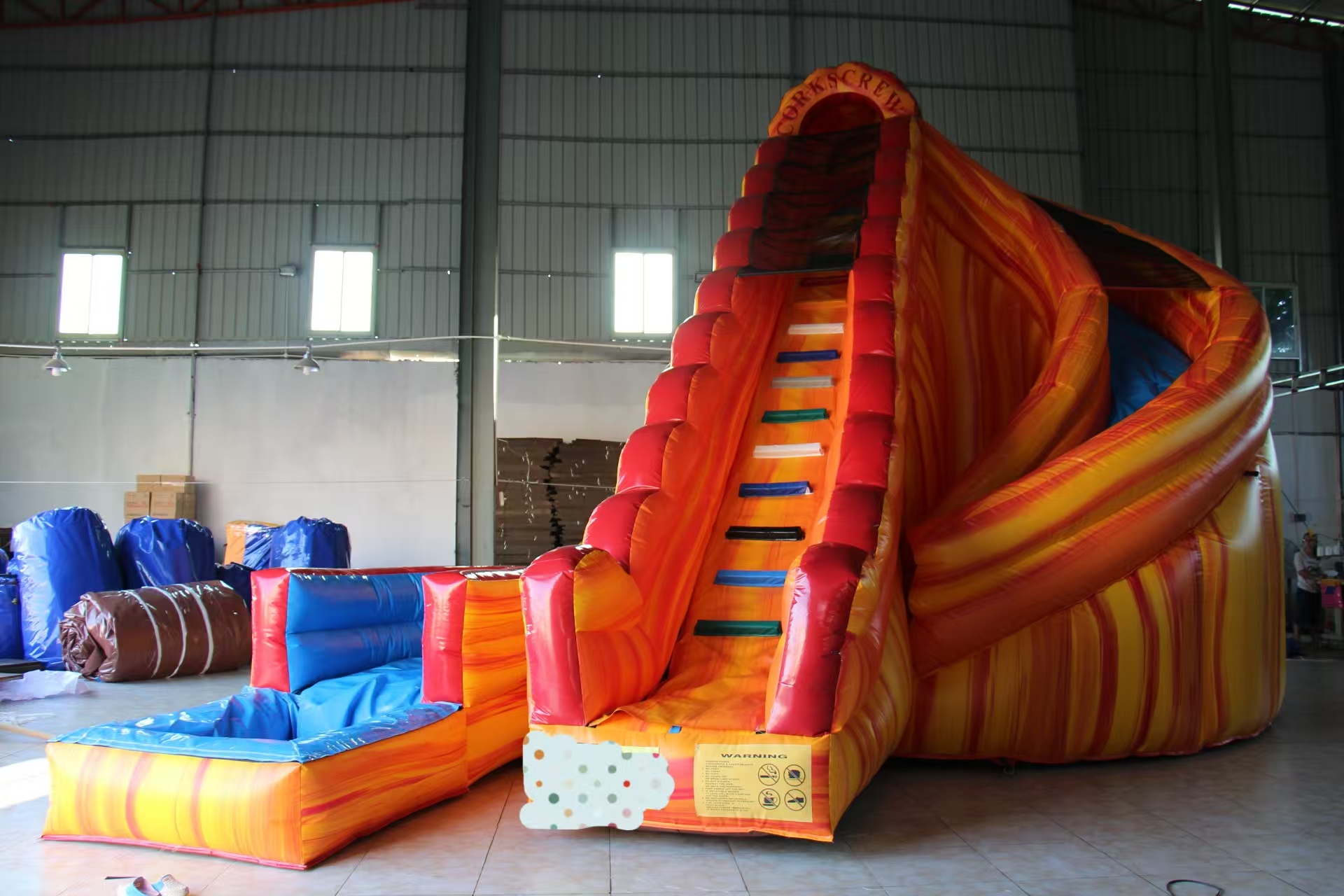 Inflatable Games-Inflatable Pool Slide