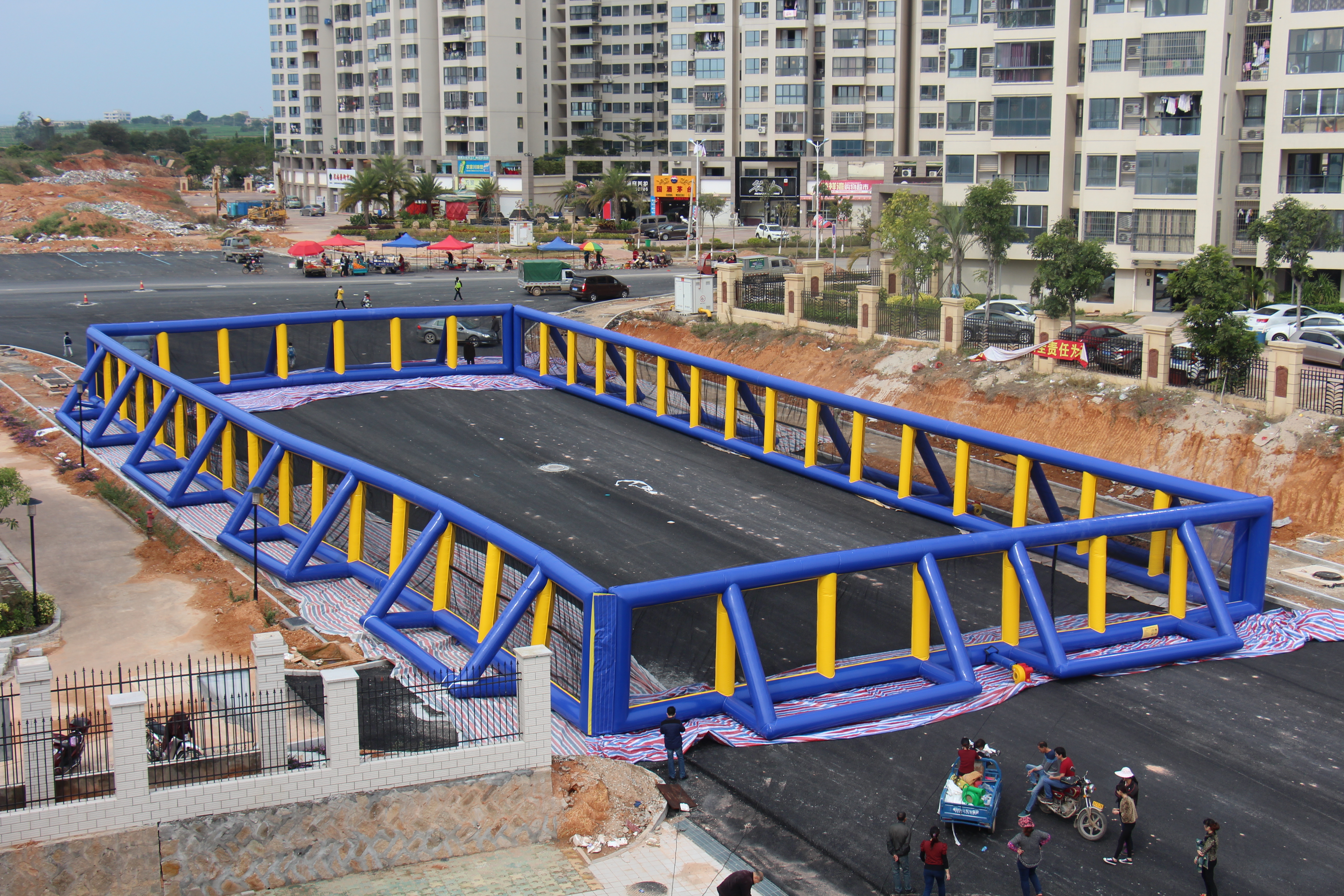 Inflatable Games-Inflatable football court, soccer field